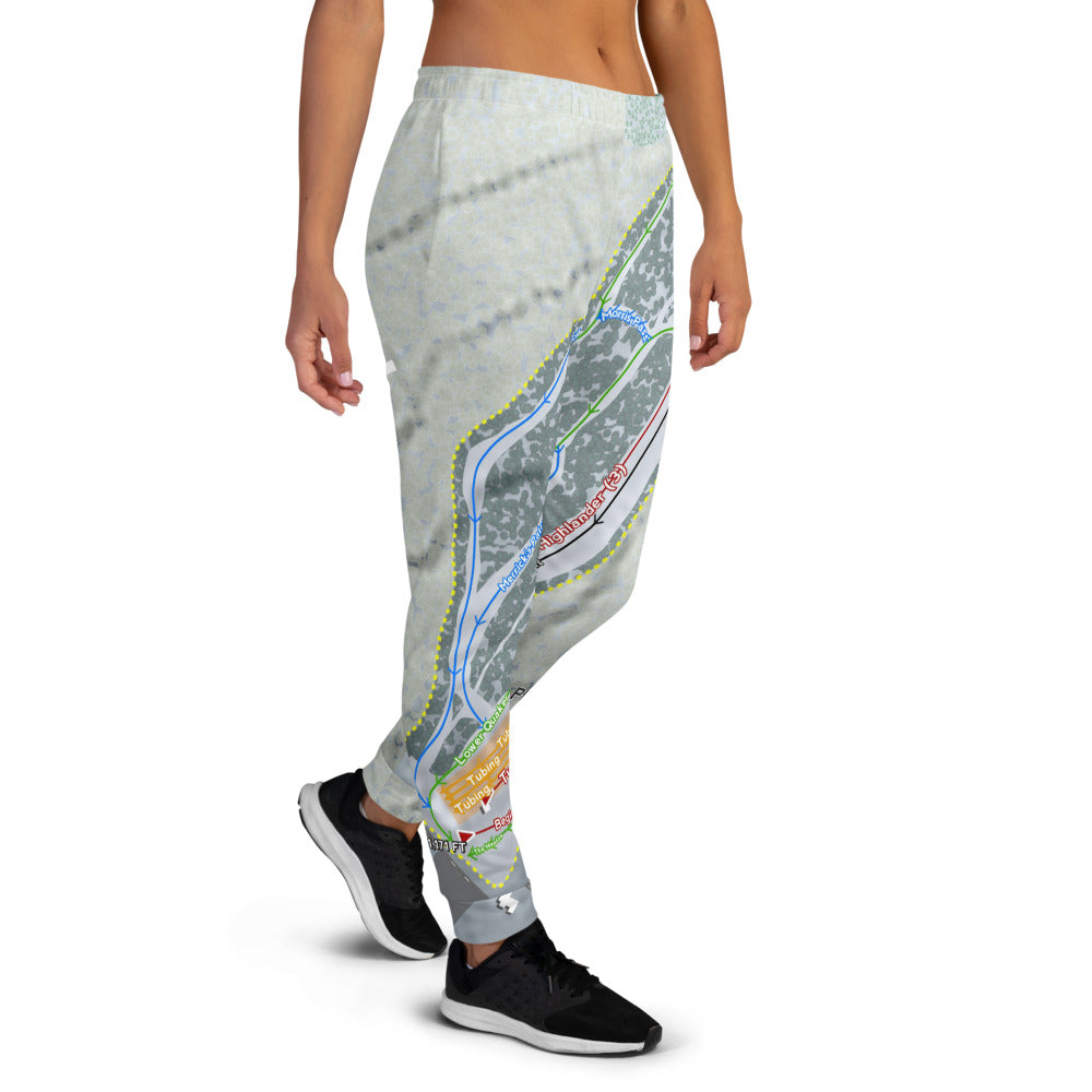 Mt Pleasant, Pennsylvania Ski Trail Map Women's Mid-Layer - Powderaddicts