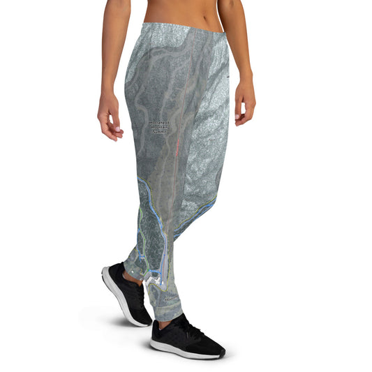 Moosehead Mountain, Maine Ski Trail Map Women's Mid-Layer - Powderaddicts