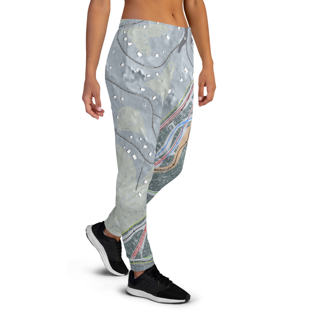 Ski Big Bear, Pennsylvania Ski Trail Map Women's Mid-Layer - Powderaddicts
