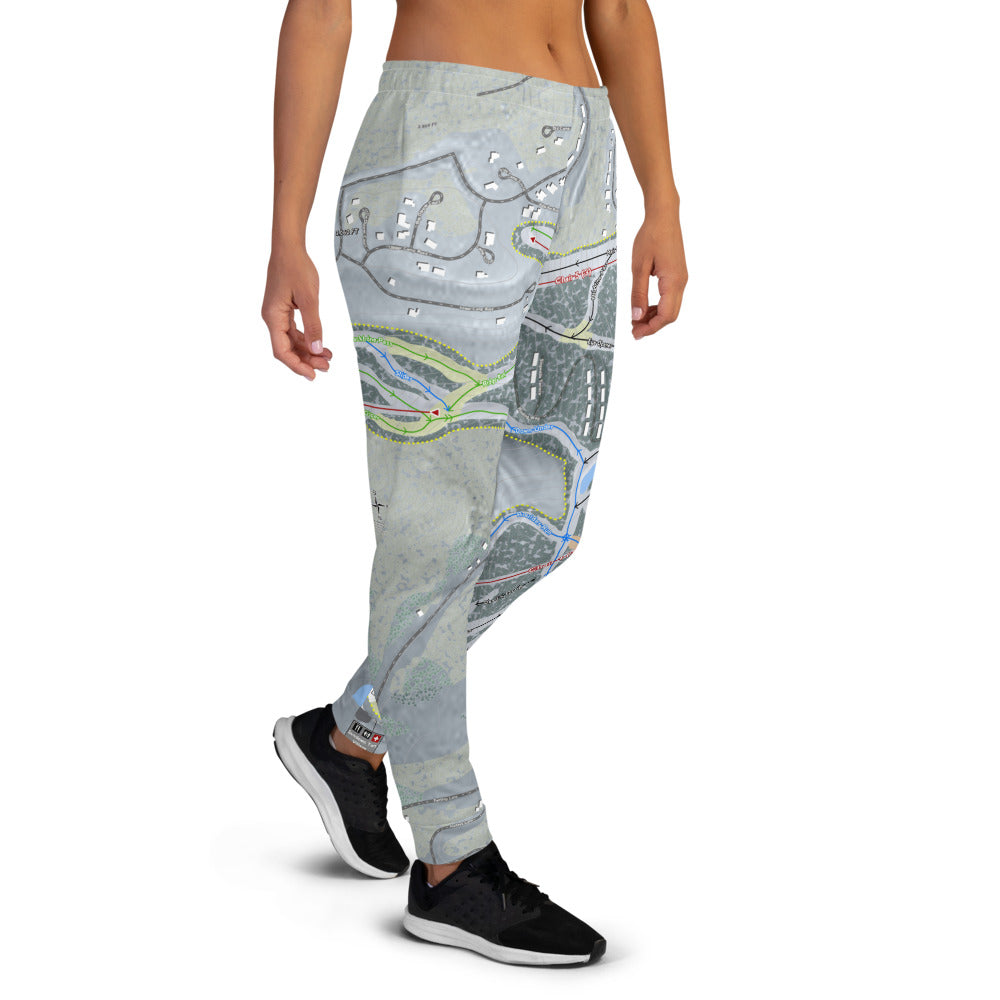 Wisp, Maryland Ski Trail Map Women's Mid-Layer - Powderaddicts