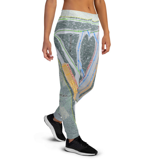 Tussey Mountain, Pennsylvania Ski Trail Map Women's Mid-Layer - Powderaddicts