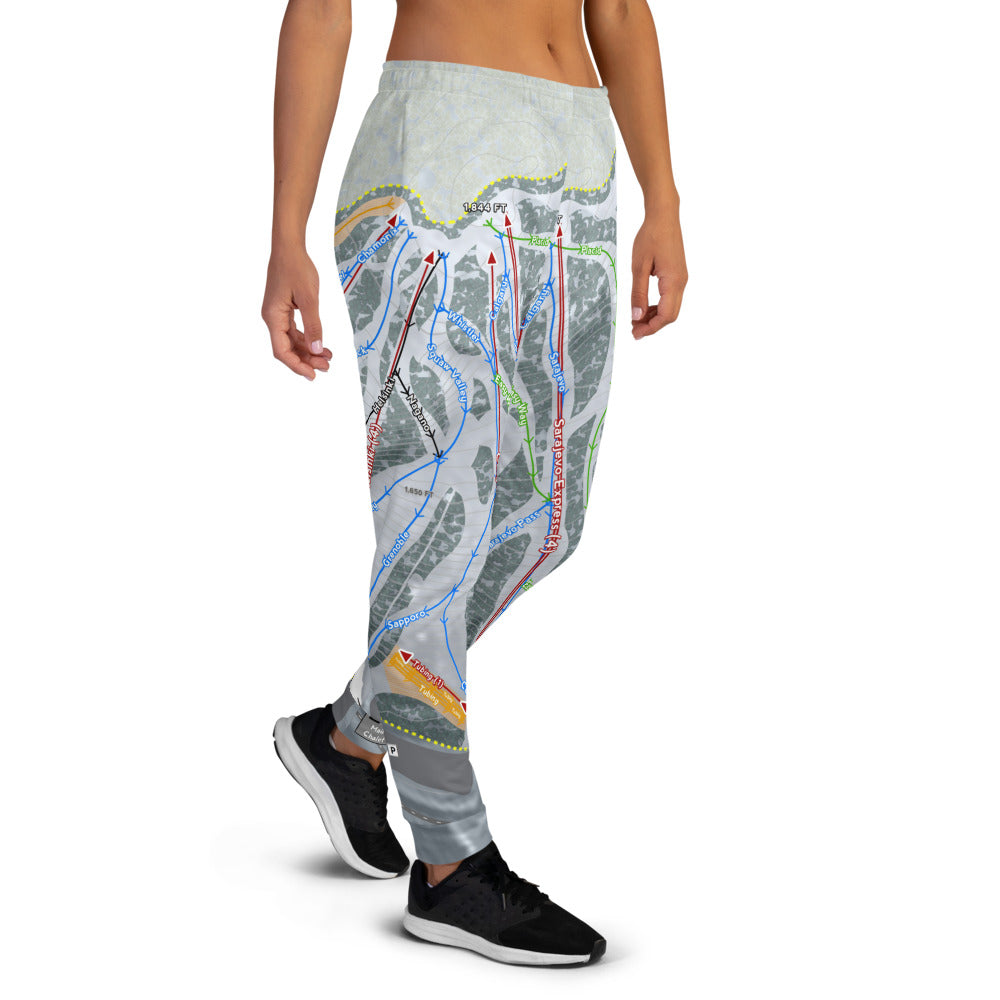 Giants Ridge, Minnesota Ski Trail Map Women's Mid-Layer - Powderaddicts