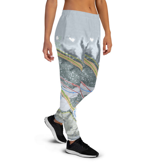Mount Kato, Minnesota Ski Trail Map Women's Mid-Layer - Powderaddicts
