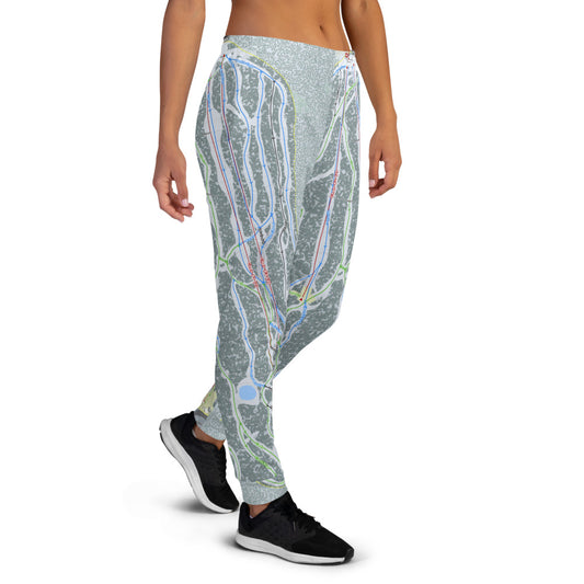 Sandia Peak, New Mexico Ski Trail Map Women's Mid-Layer - Powderaddicts