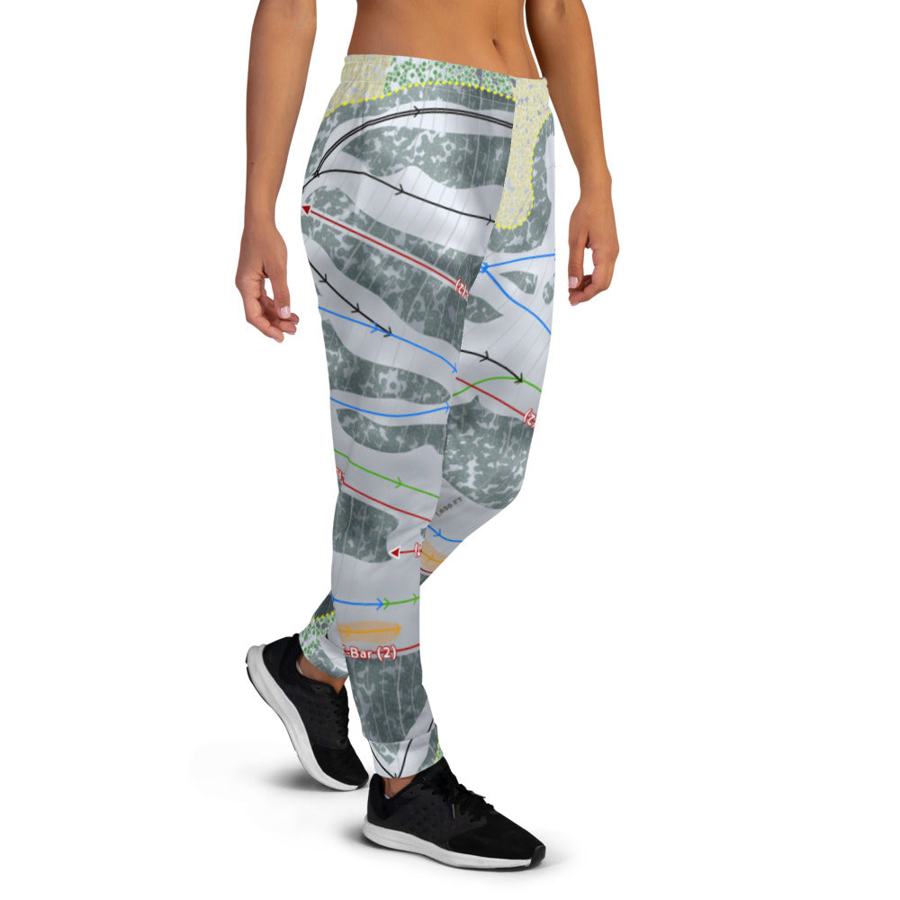 Camp10, Wisconsin Ski Trail Map Women's Mid-Layer - Powderaddicts