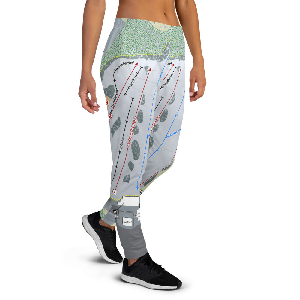 Snow Trails, Ohio Ski Trail Map Women's Mid-Layer - Powderaddicts