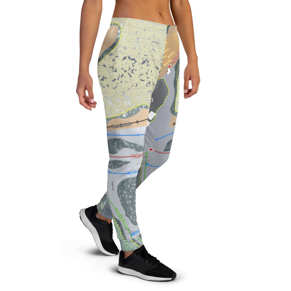 Kewaunee Winter Park, Wisconsin Ski Trail Map Women's Mid-Layer - Powderaddicts