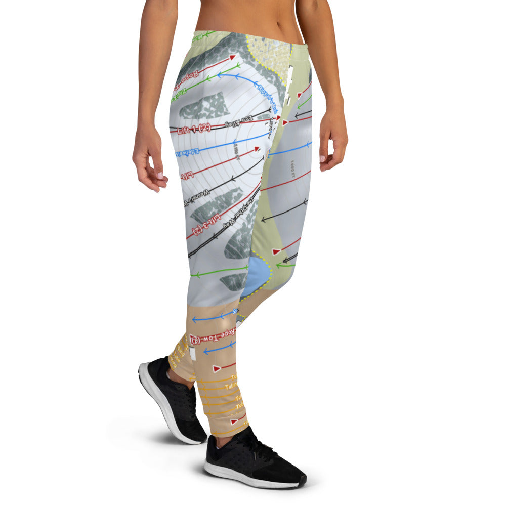 Sunburst, Wisconsin Ski Trail Map Women's Mid-Layer - Powderaddicts