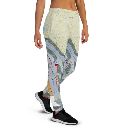 Ober Gatlinburg, Tennessee Ski Trail Map Women's Mid-Layer - Powderaddicts