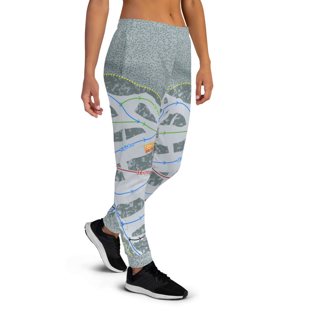 Cooper Spur, Oregon Ski Trail Map Women's Mid-Layer - Powderaddicts