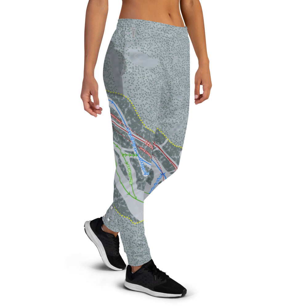 Summit, Oregon Ski Trail Map Women's Mid-Layer - Powderaddicts