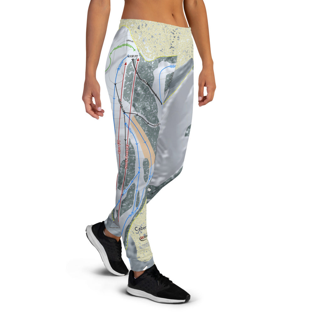 Caberfae Peaks, Michigan Ski Trail Map Women's Mid-Layer - Powderaddicts