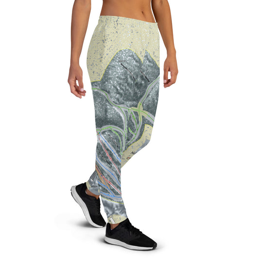 Nub' s Nob, Michigan Ski Trail Map Women's Mid-Layer - Powderaddicts