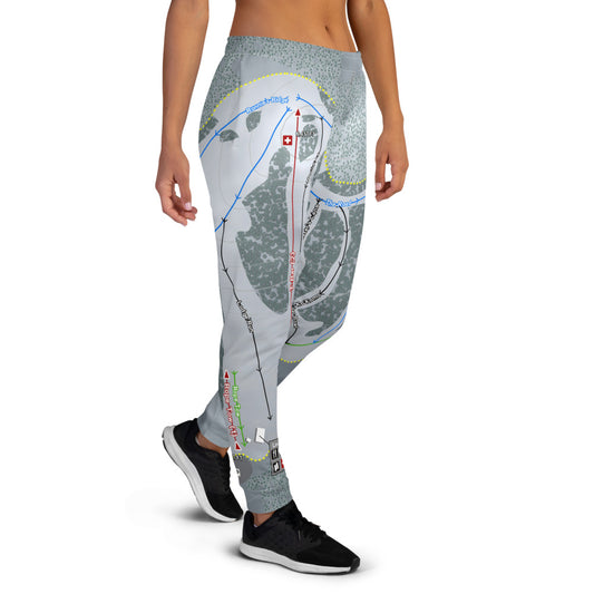 Cedar Pass, California Ski Trail Map Women's Mid-Layer - Powderaddicts