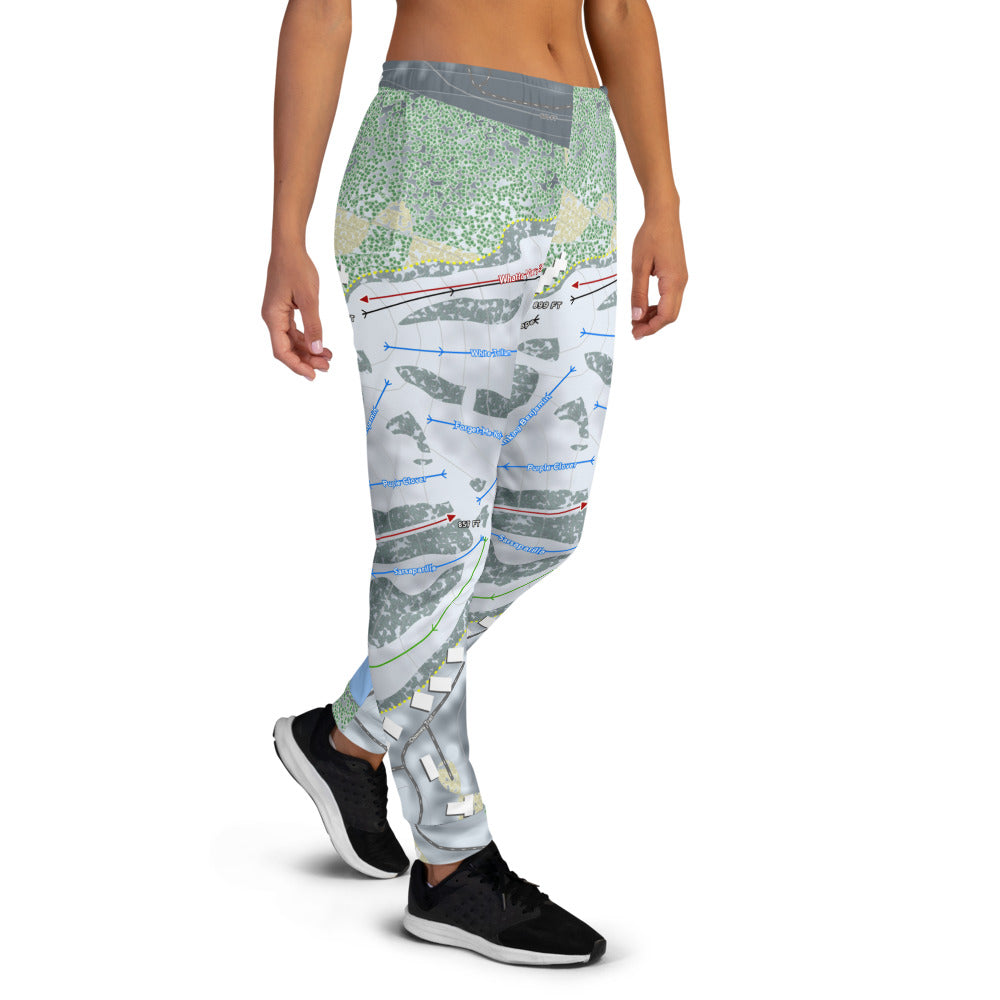 The Homestead, Michigan Ski Trail Map Women's Mid-Layer - Powderaddicts