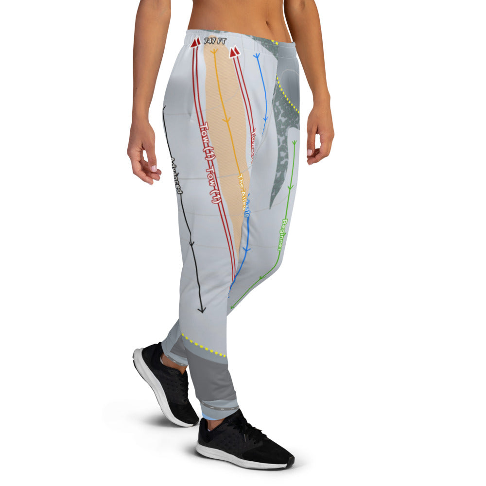 Four Lakes Snowsports, Illinois Ski Trail Map Women's Mid-Layer - Powderaddicts