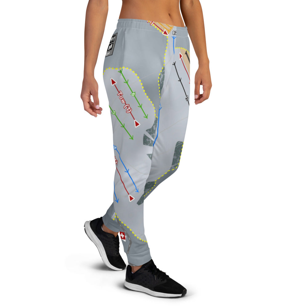 Villa Olivia, Illinois Ski Trail Map Women's Mid-Layer - Powderaddicts