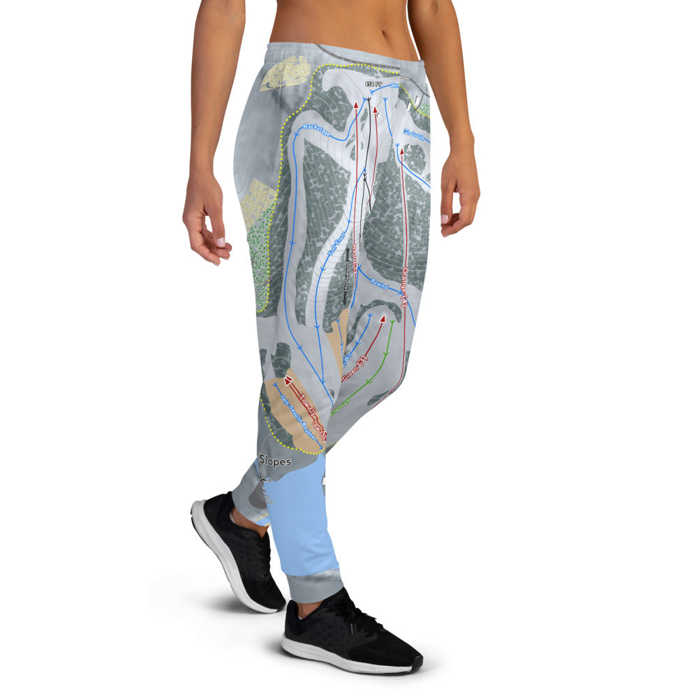 Perfect North Slopes, Indiana Ski Trail Map Women's Mid-Layer - Powderaddicts