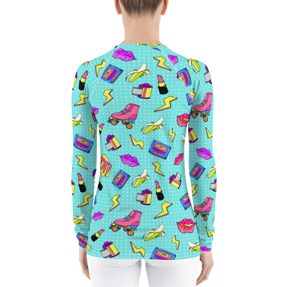 90&#39;s Collage Womens Base Layers - Powderaddicts