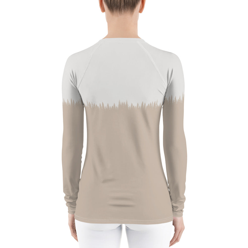 TREE OUTLINE Women's Rash Guard