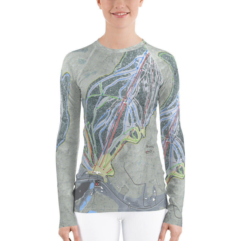 Bromley, Vermont Ski Trail Map Women's Base Layers