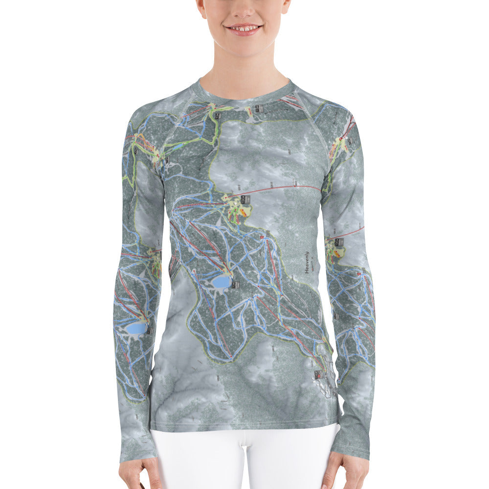 Heavenly, Nevada Ski Trail Map Women's Base Layers