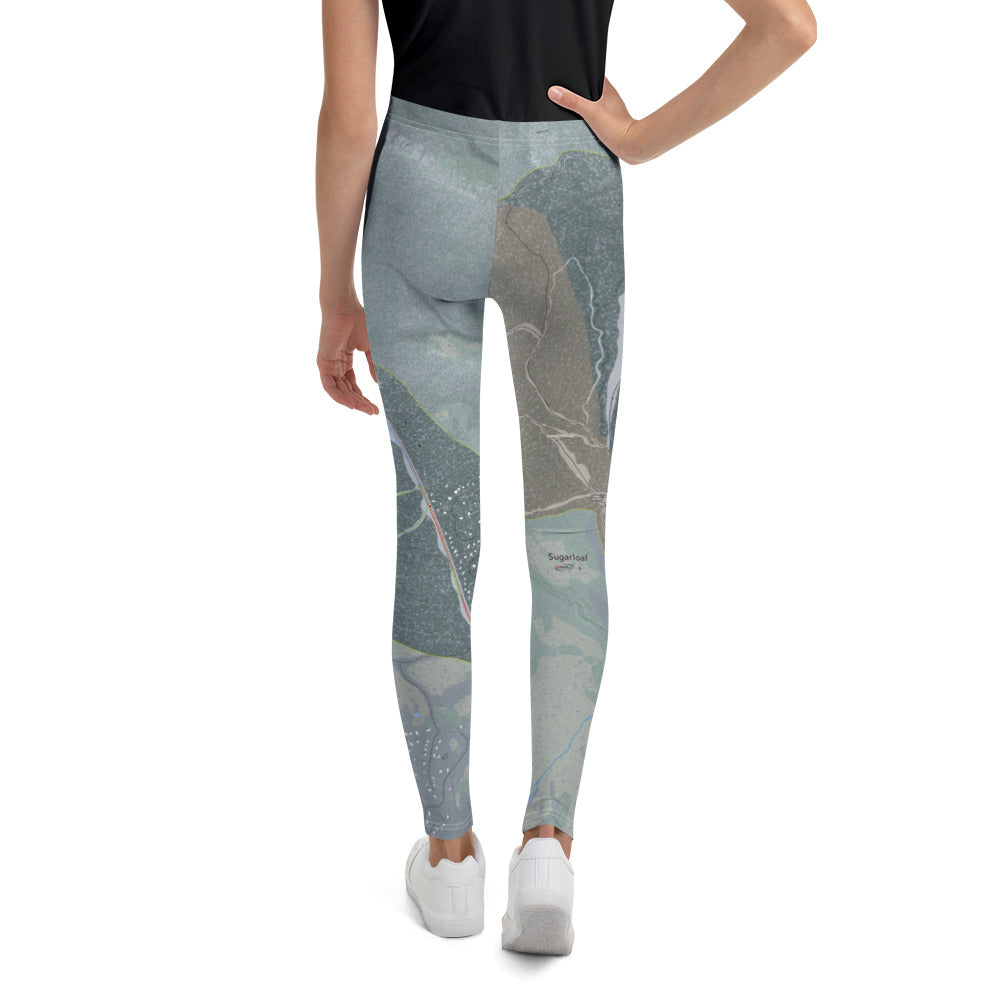 Sugarloaf, Maine Ski Trail Map - Youth Layers - Powderaddicts