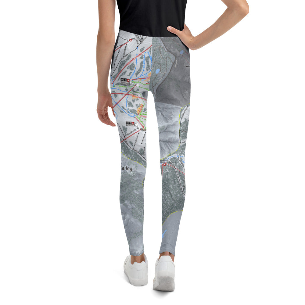 Squaw Valley, California Ski Trail Map Youth Layers