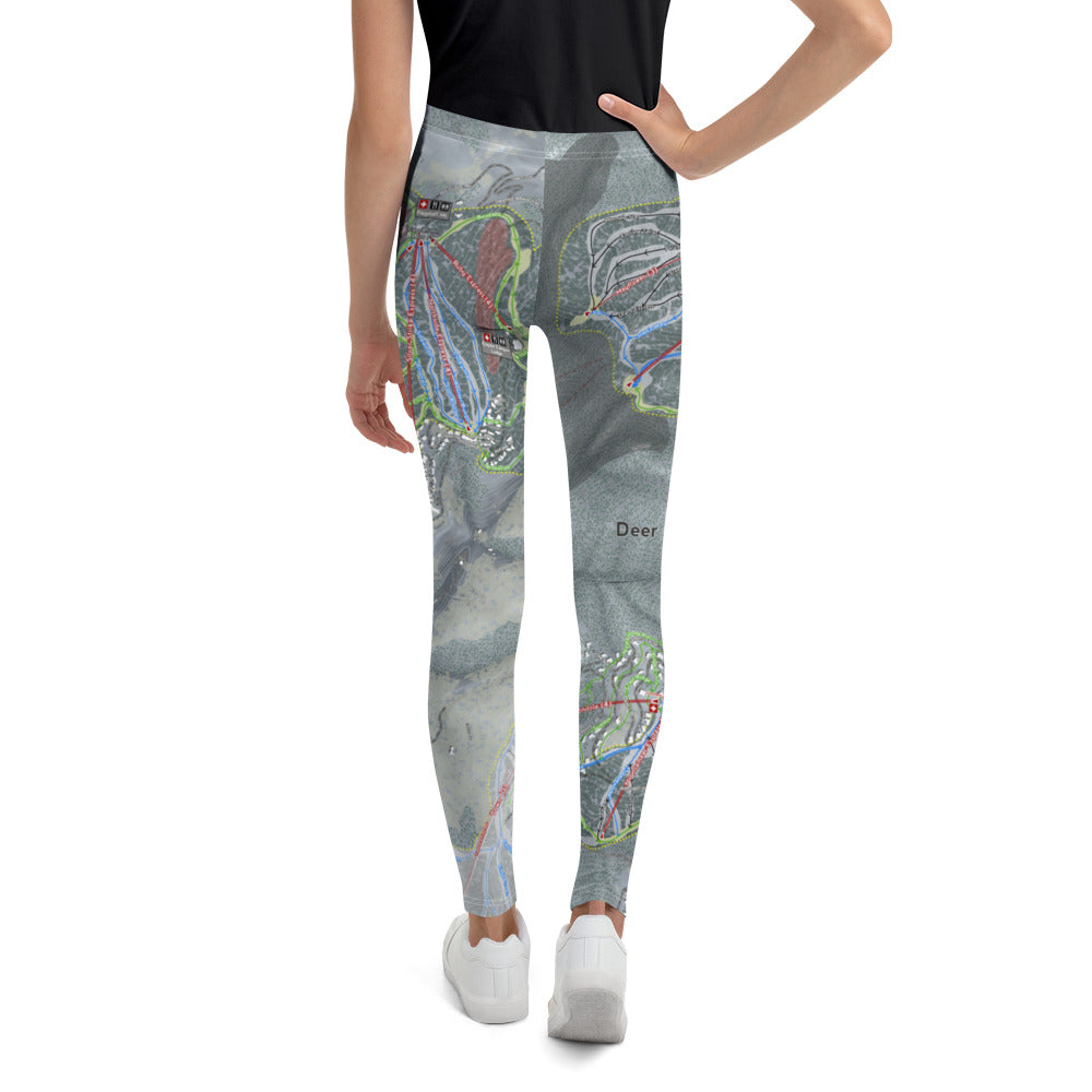 Deer Valley, Utah Ski Trail Map Youth Layers