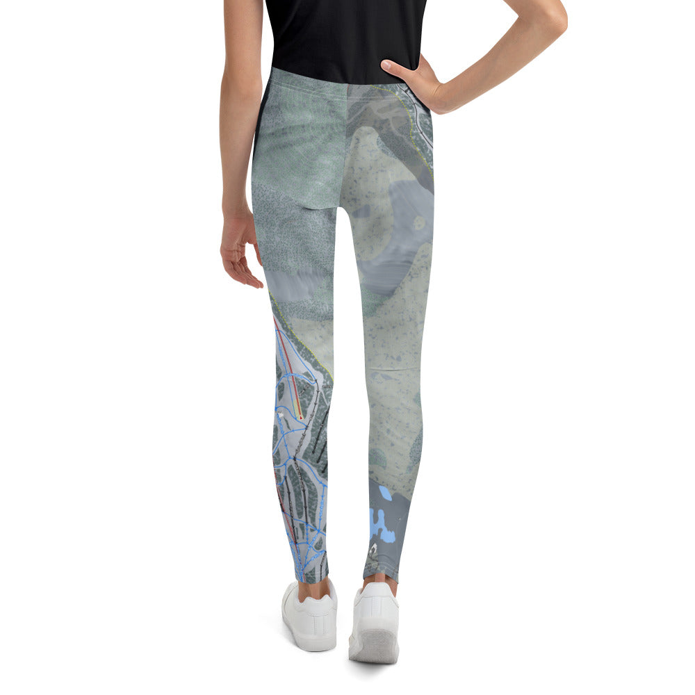 Aspen Mountain, Colorado Ski Trail Map Youth Leggings