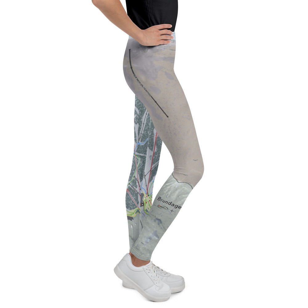 Brundage, Idaho Ski Trail Map Youth Layers