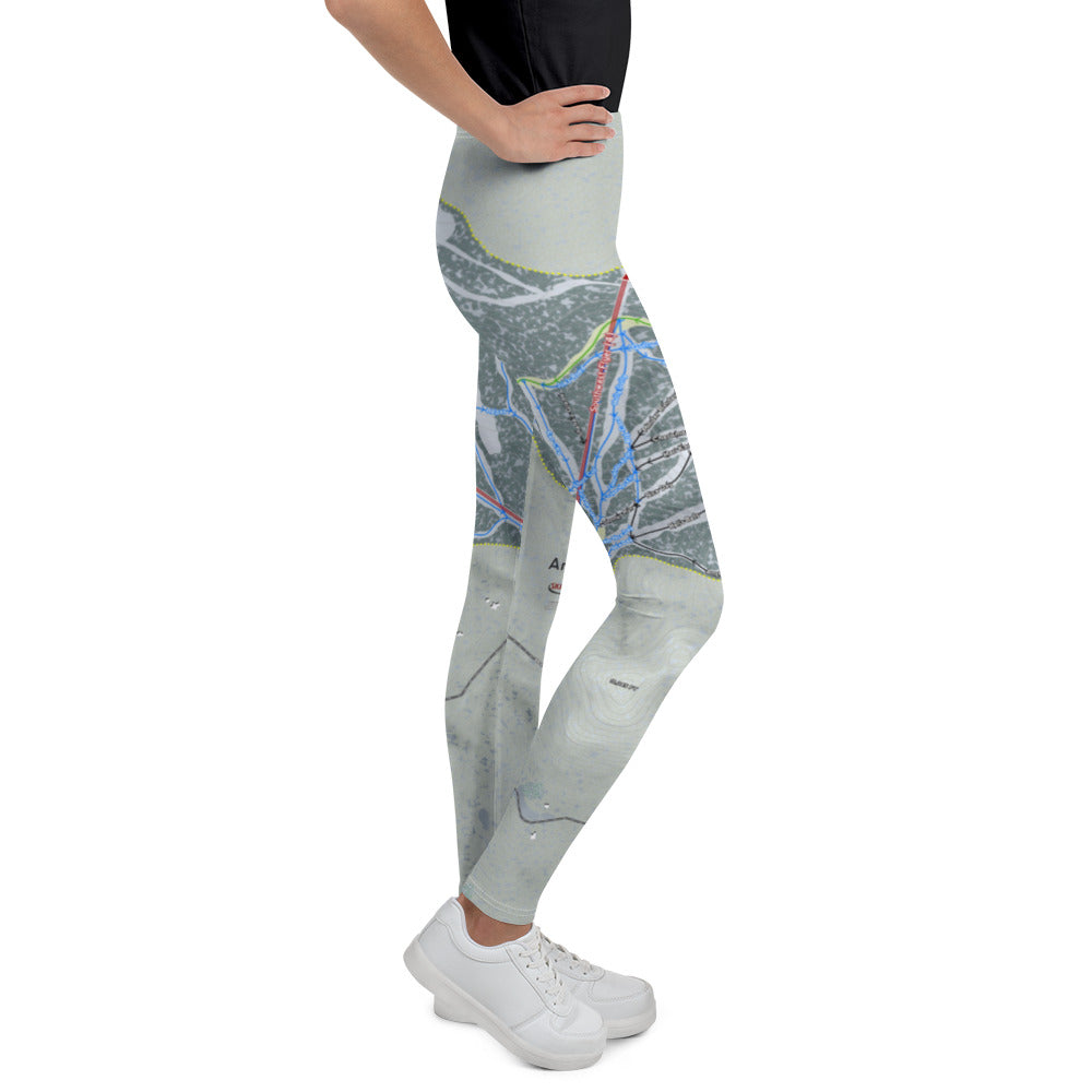 Angel Fire, New Mexico Ski Trail Map Youth Layers