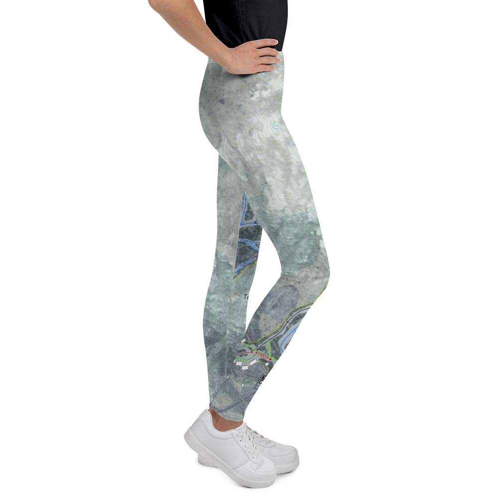 Tenney Mountain, New Hampshire Ski Trail Map Youth Layers