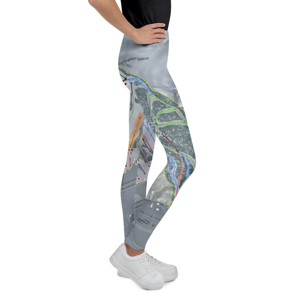 Welch Village, Minnesota Ski Trail Map Youth Layers