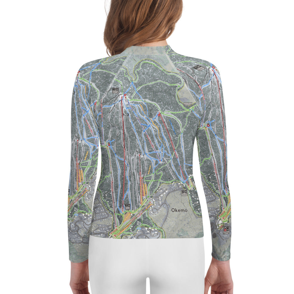 Okemo, Vermont Ski Trail Map - Youth Layers - Powderaddicts