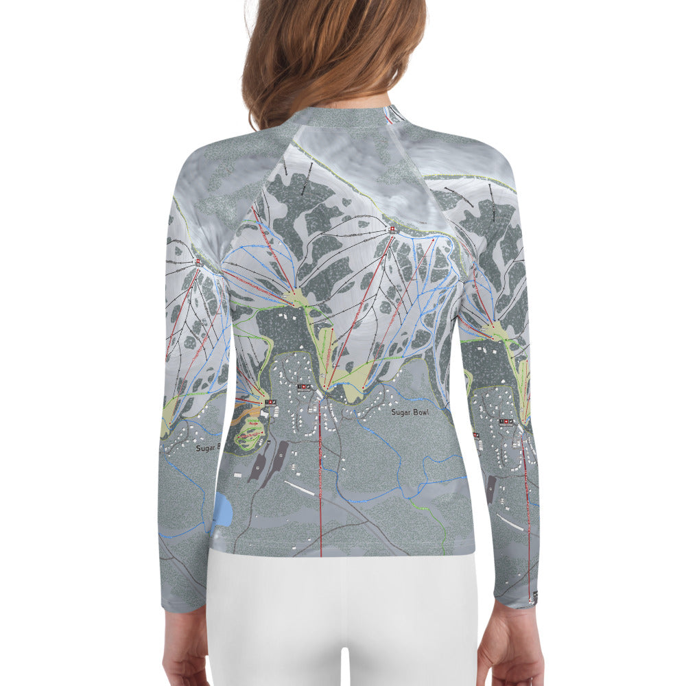 Sugar Bowl, California Ski Trail Map Youth Layers