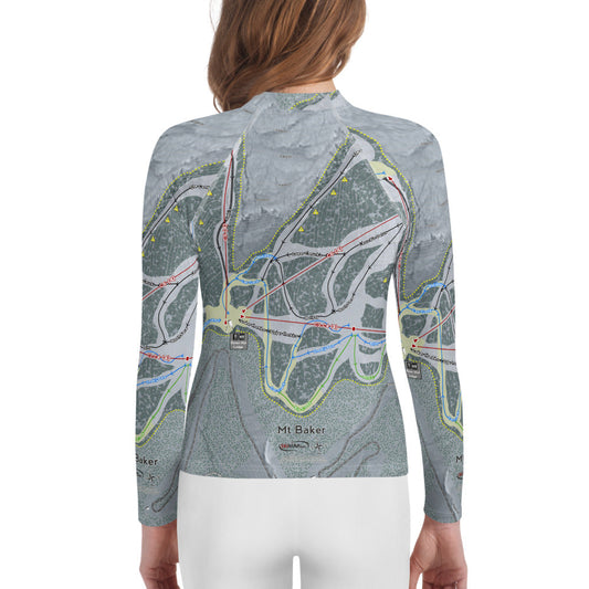 Mt. Baker, Washington Ski Trail Map Youth Layers