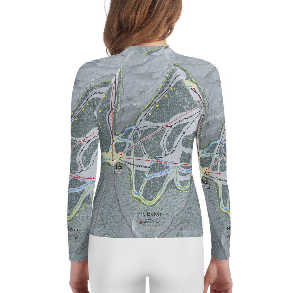 Mt. Baker, Washington Ski Trail Map Youth Layers
