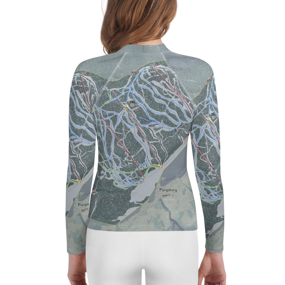 Purgatory, Colorado Ski Trail Map Youth Layers