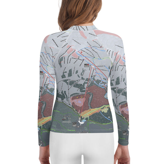 Alyeska, Alaska Ski Trail Map Youth Layers