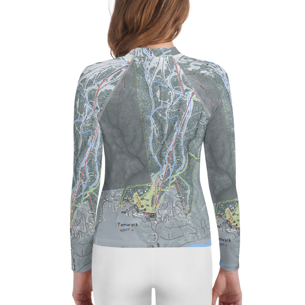 Tamarack, Idaho Ski Trail Map Youth Layers Powderaddicts