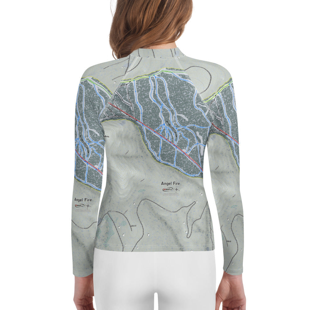 Angel Fire, New Mexico Ski Trail Map Youth Layers