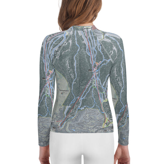 Snowmass, Colorado Ski Trail Map Youth Layers