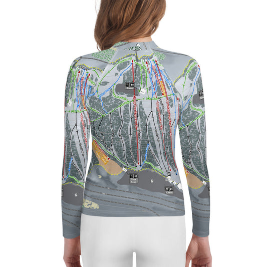 Cascade Mountain, Washington Ski Trail Map Youth Layers
