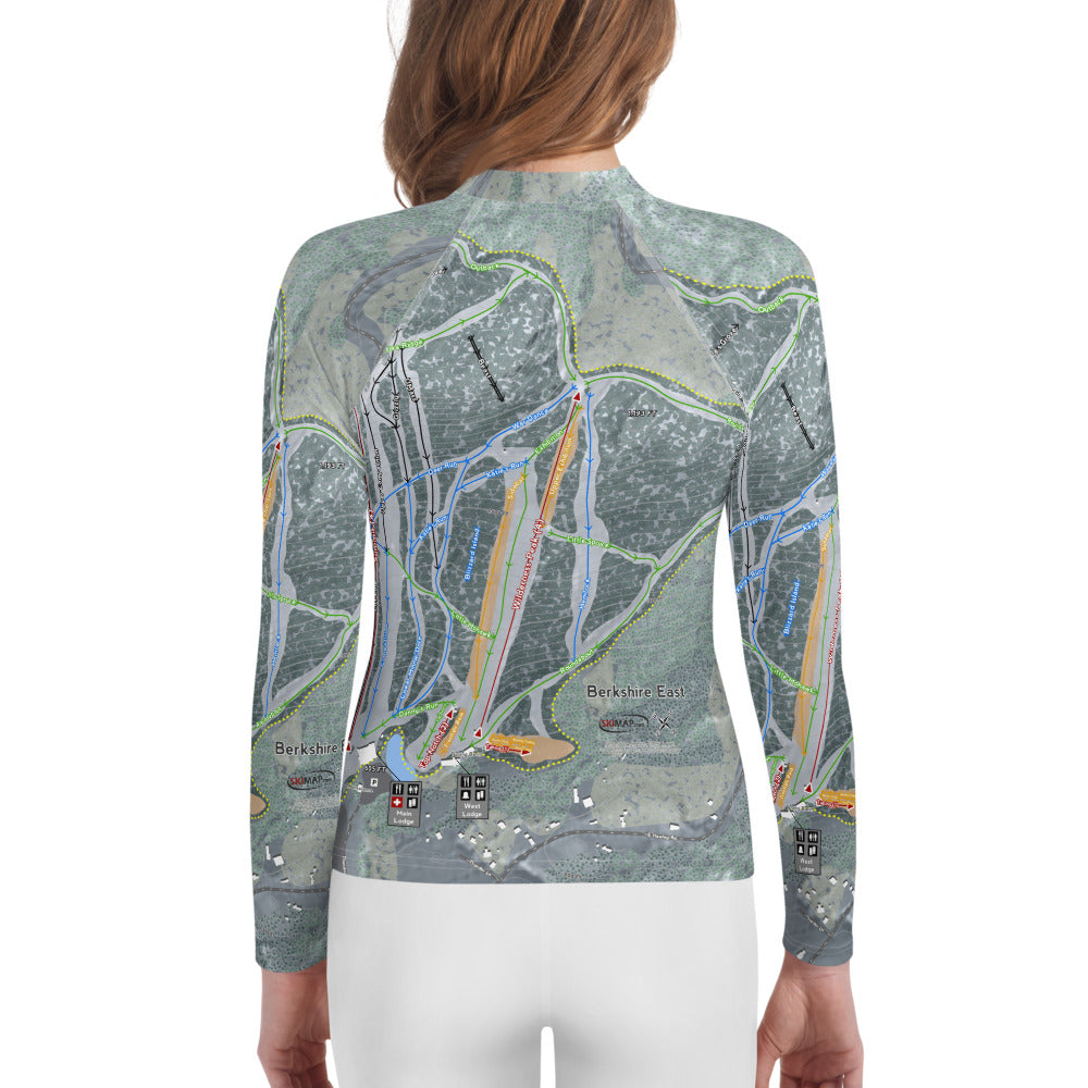 Berkshire East, Massachusetts Ski Trail Map Youth Layers