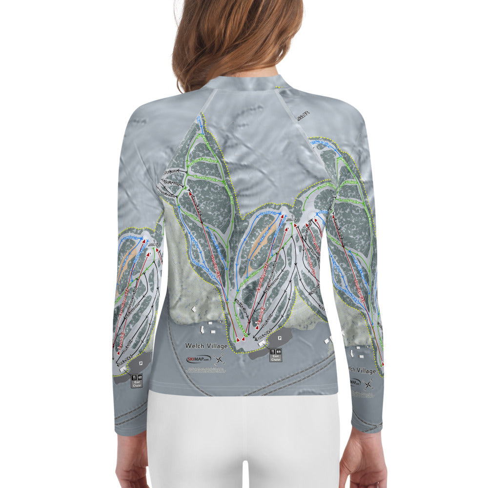 Welch Village, Minnesota Ski Trail Map Youth Layers