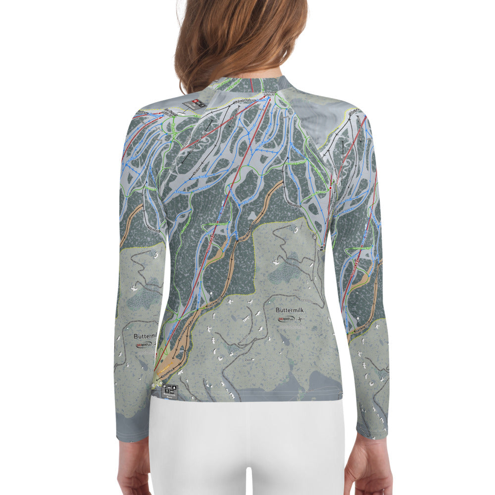 Buttermilk, Colorado Ski Trail Map Youth Layers