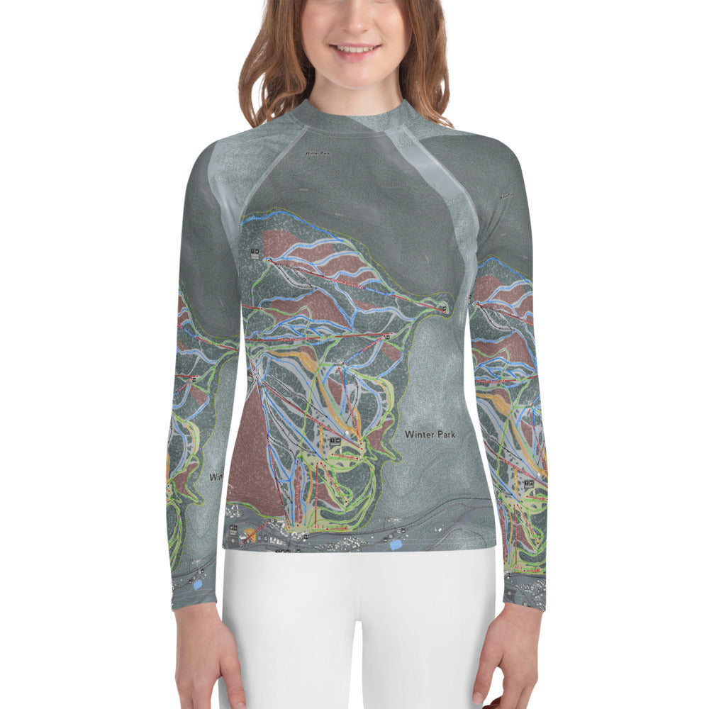 Winter Park, Colorado Ski Trail Map Youth Layers