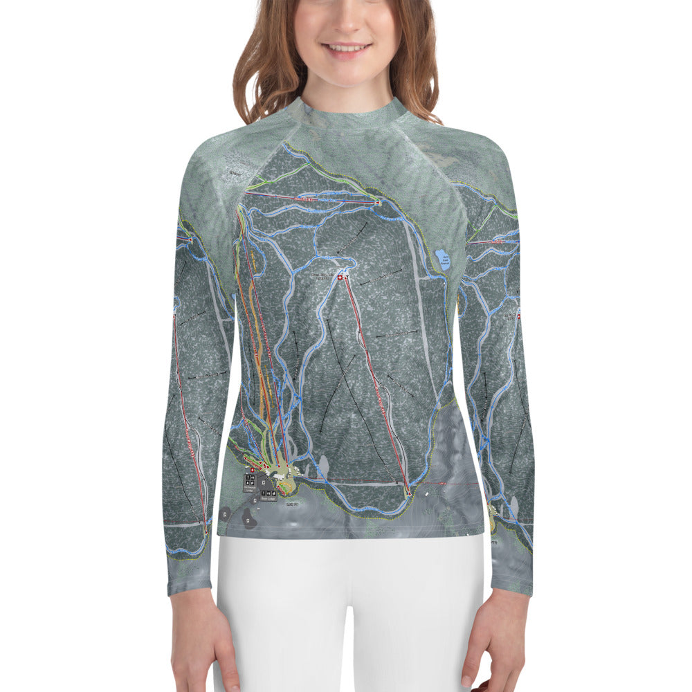 Gore Mountain, New York Ski Trail Map Youth Layers