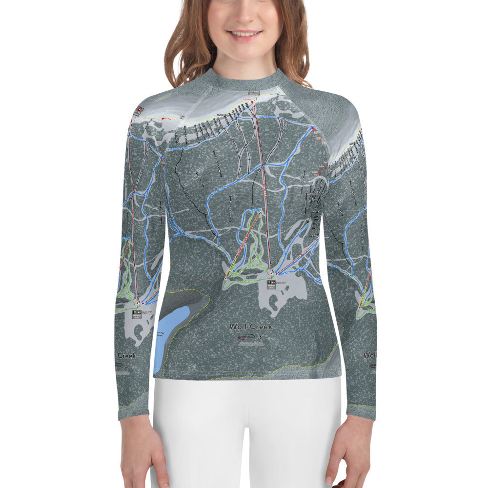 Wolf Creek, Colorado Ski Trail Map Youth Layers